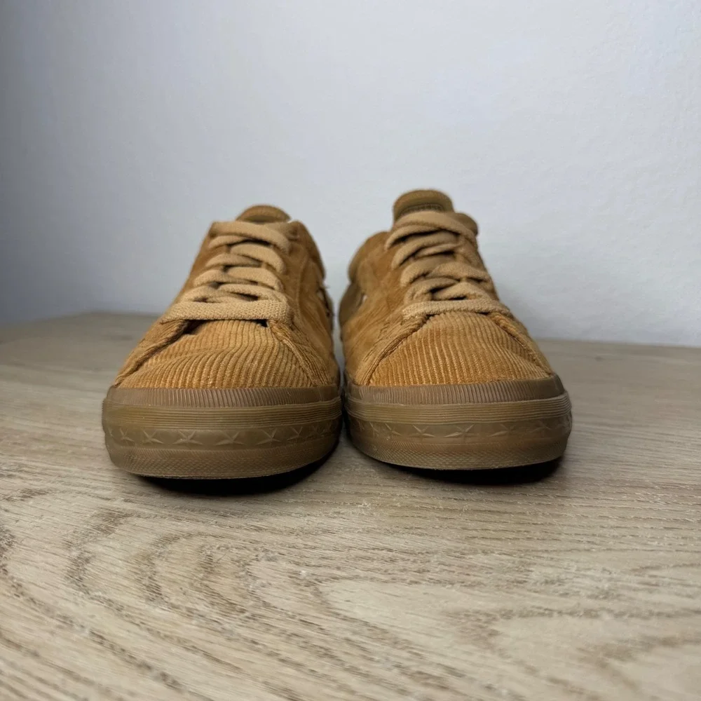 Converse One Star Y2K Vintage Low Top Brown Corduroy Mens Size 6.5 Womens Size 8 - Picture 2 of 15